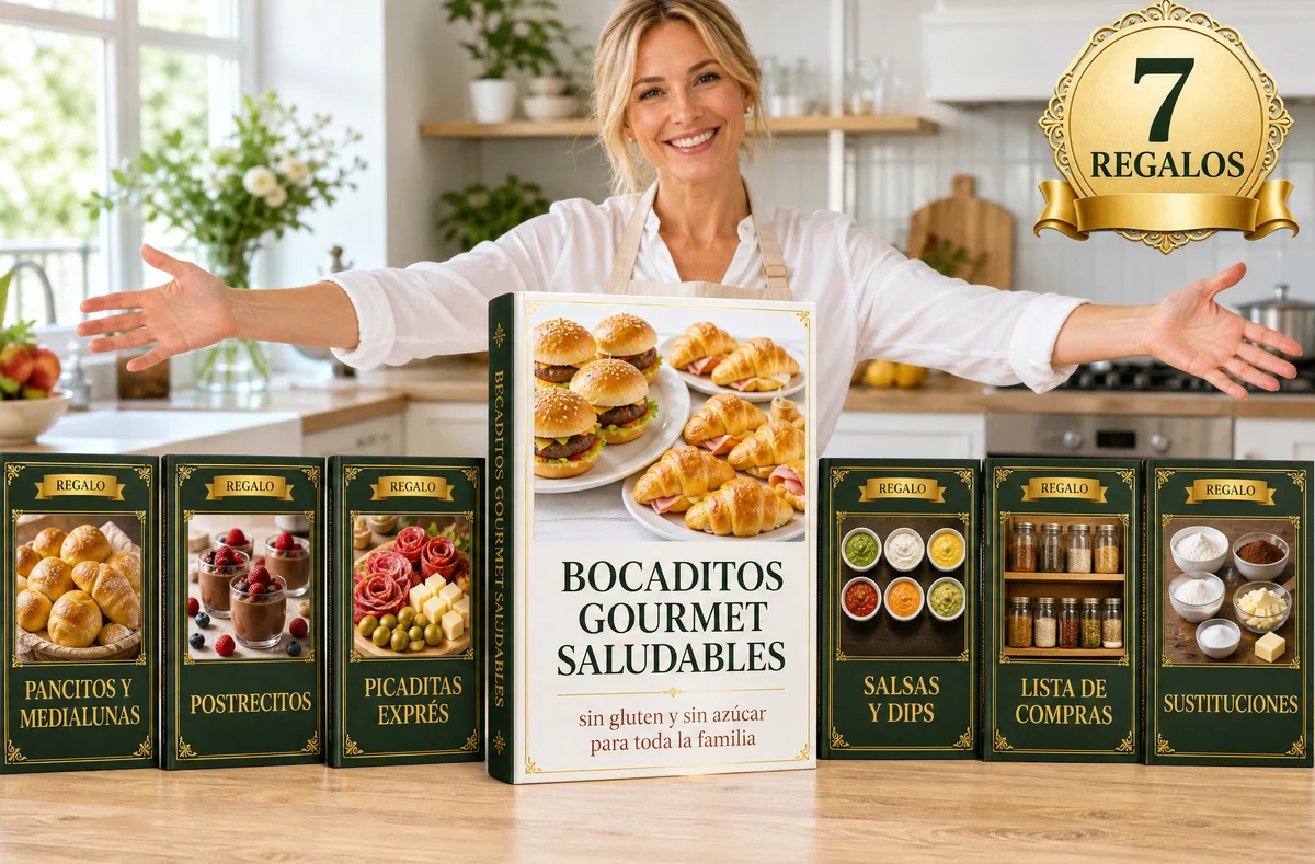 El recetario 200 Bocaditos con los 7 regalos