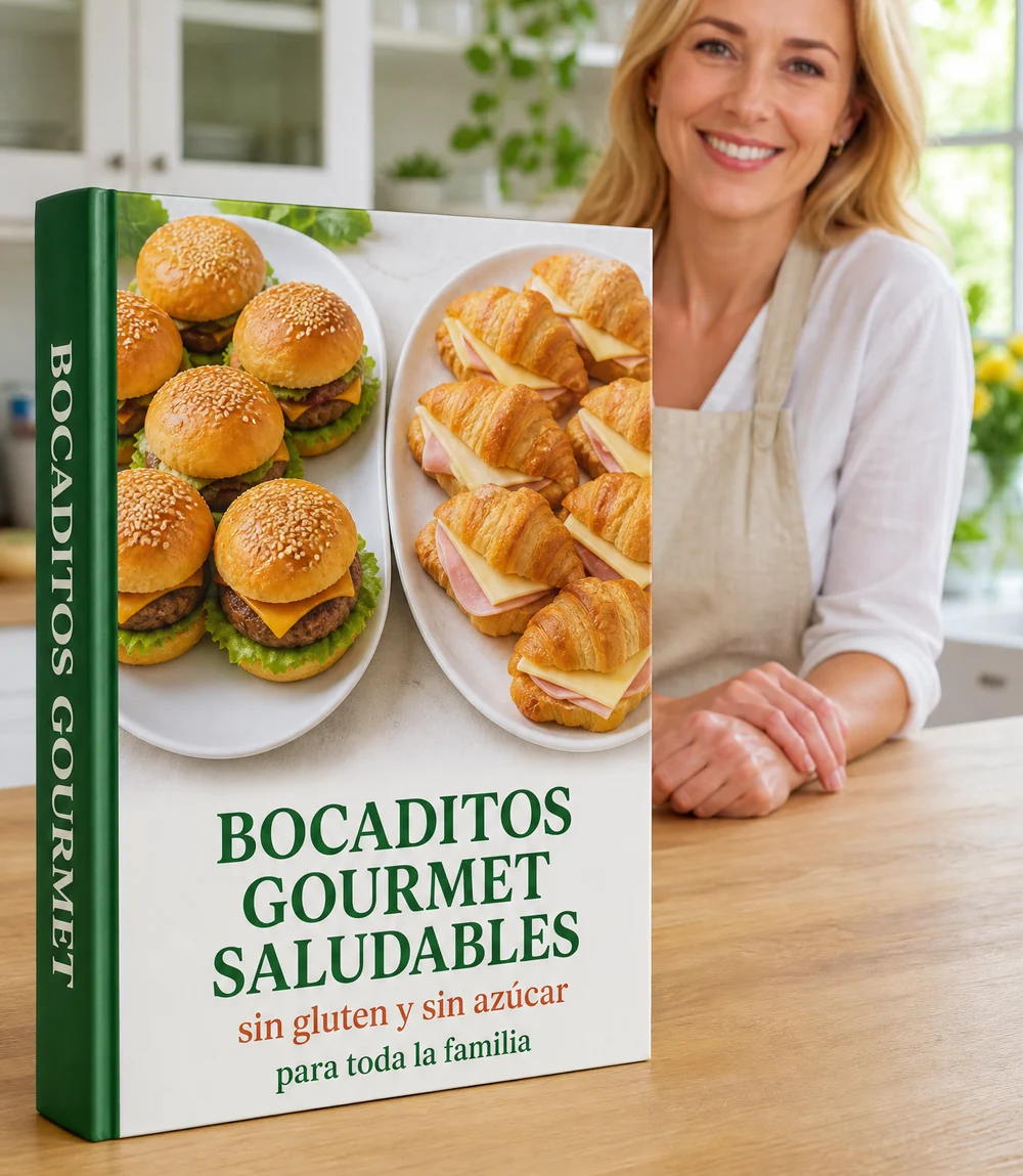 El recetario 200 Bocaditos en una cocina