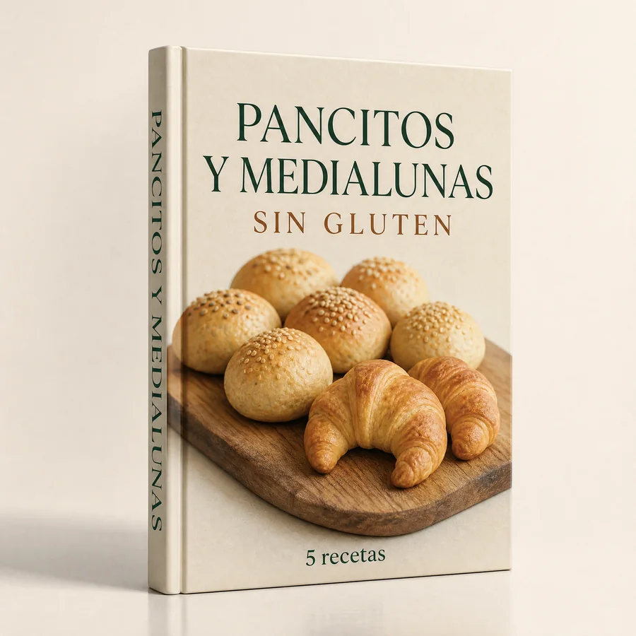 Pancitos y medialunas sin gluten