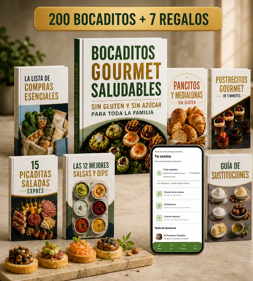 Los siete regalos: las seis guías y una app de recetas